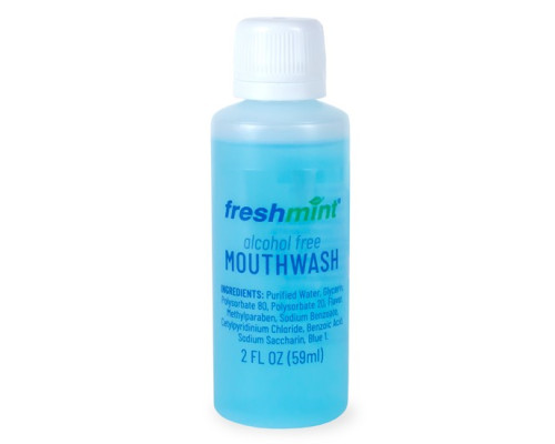 Freshmint Mouthwash – 2 oz Bottle – Alcohol Free – Case of 96