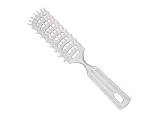Vented Hair Brush – White Plastic