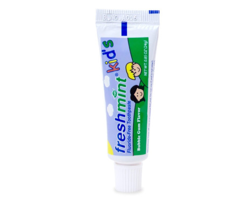 Freshmint Travel Size Kids Toothpaste – 0.85 oz – Bubble Gum Flavor 